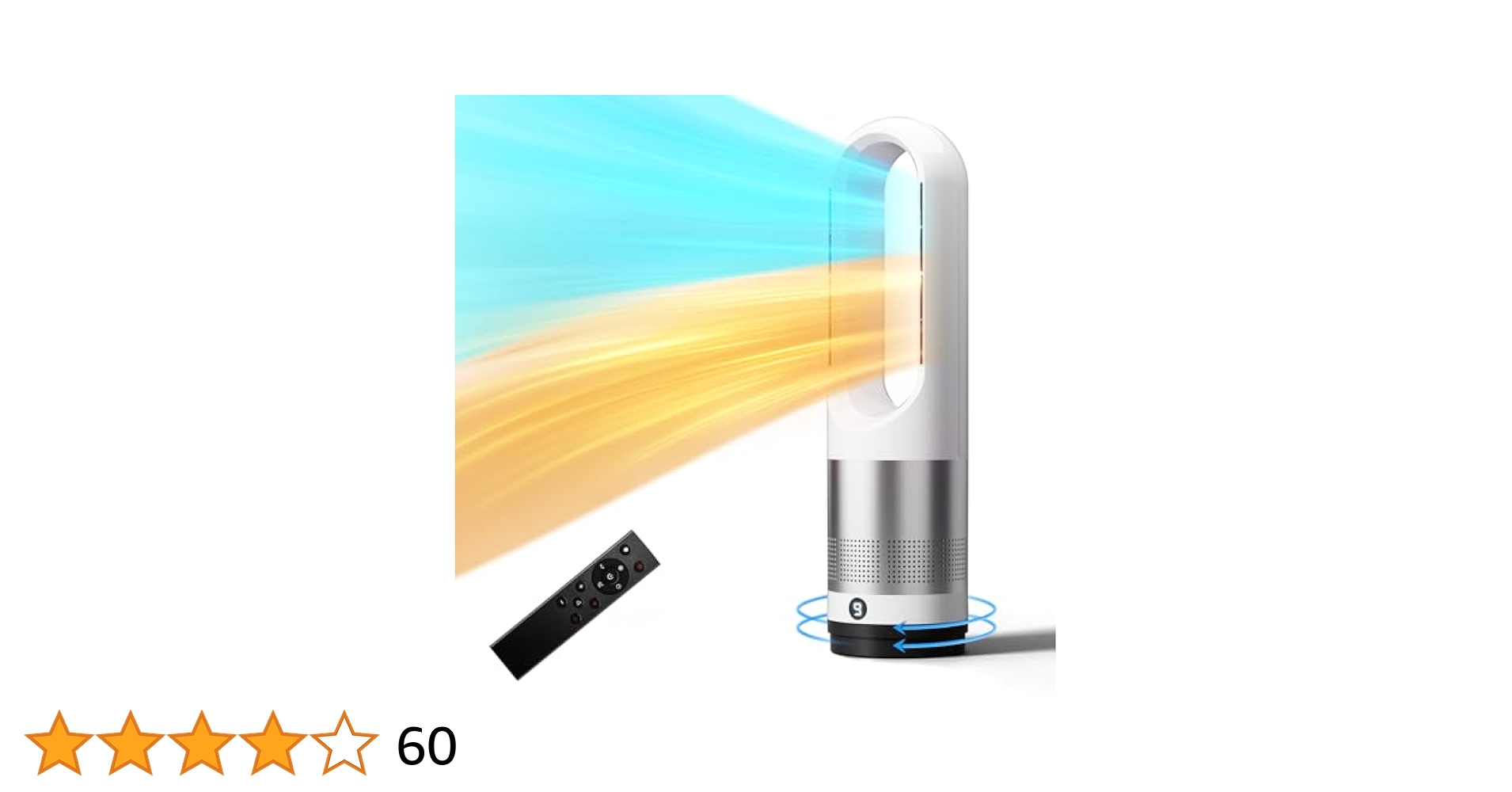 冷暖ブレードレスファン Amazon | SunInn 扇風機 タワーファン スリム 冷暖両用 8段階